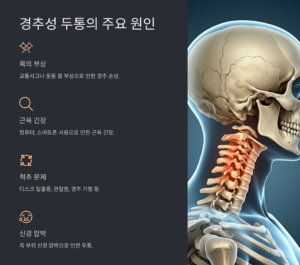 경추성 두통의 주요 원인